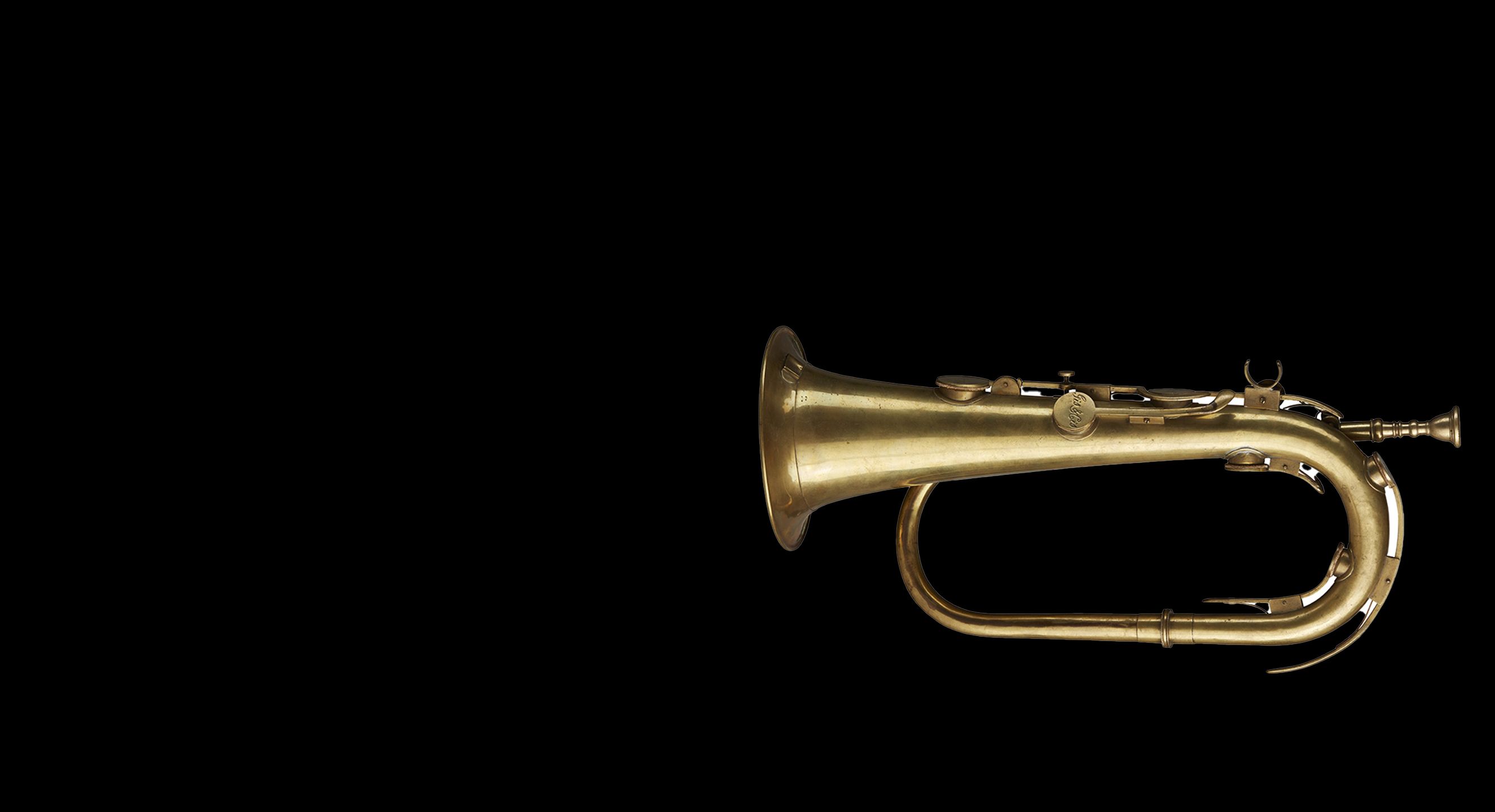 A keyed  bugle from c.1830. Image: Museum für Kunst und Gewerbe Hamburg