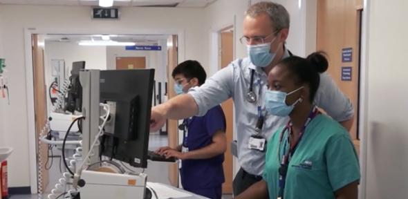 Medical staff at Addenbrookes hospital