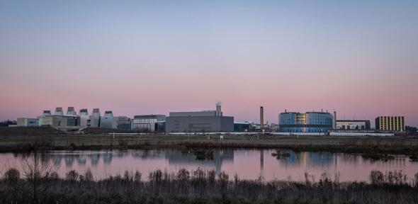 Cambridge Biomedical Campus panoramic view