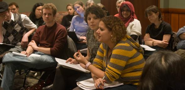 A seminar audience in Austin, Texas, United States