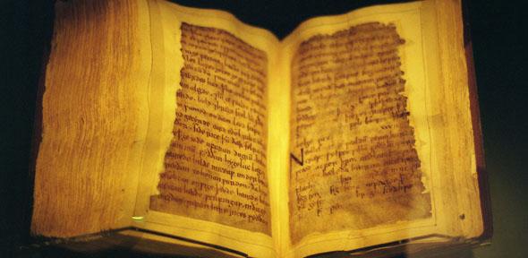 Manuscript of Beowulf, in the British Library