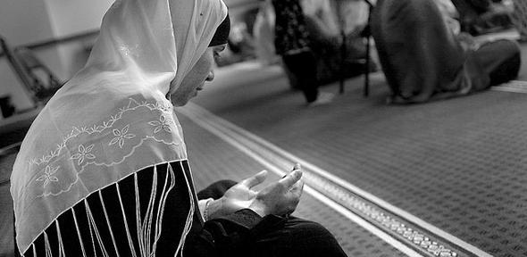 Woman praying