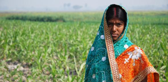 Farmer from the Indian state of Bihar