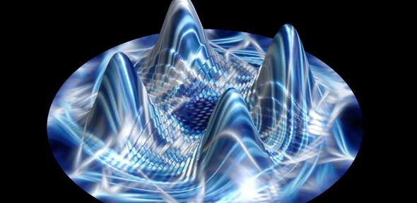 Polariton quantum rivers flow from four hills creating quantum tornadoes in the valley