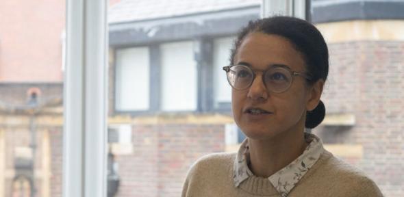 Dr Nicola Patron in her lab