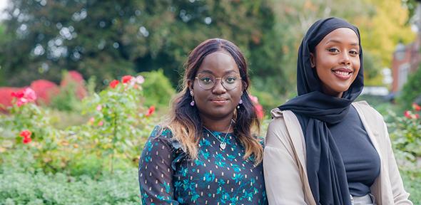 Tyra Amofah-Akardom (left) and Surer Mohamed (right)