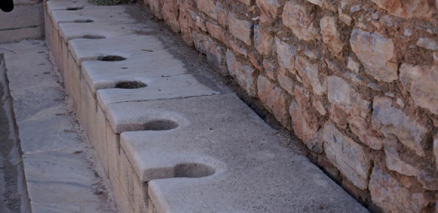 Roman toilets