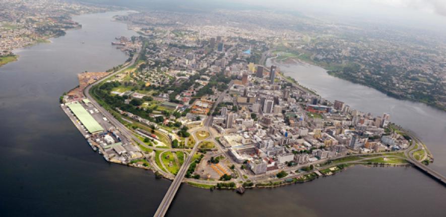 Aerial View of Abidjan, Côte d'Ivoire