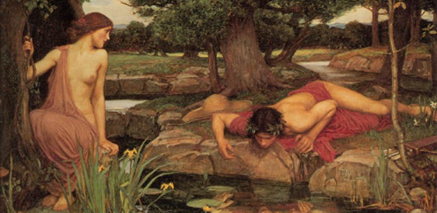 Echo And Narcissus by John William Waterhouse 