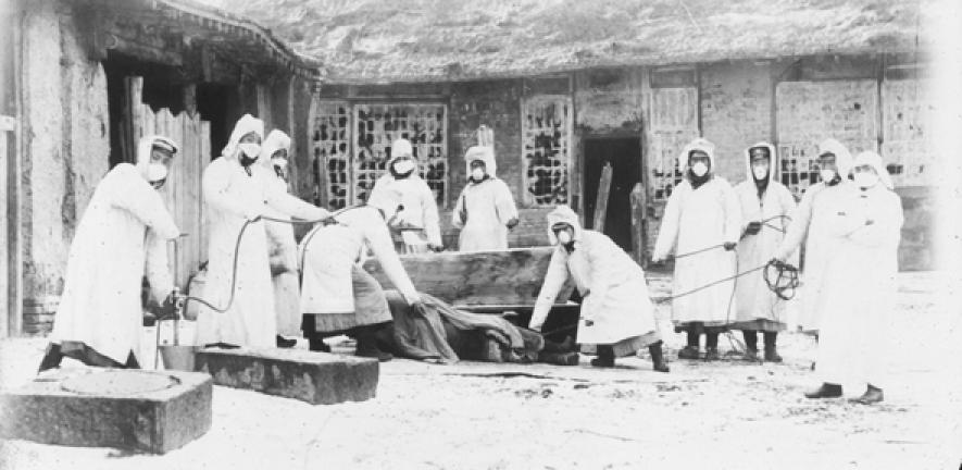 Encoffining body, Changchun, 1911