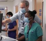 Medical staff at Addenbrookes hospital