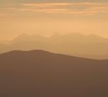 Photo of sunset in the Cairngorms