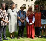 Photo of Judges and winners at Jesus College 