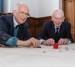 From left, Bill Steen, Peter Downes and Lawford Howells