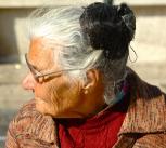 Older woman profile