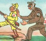 Cartoon produced as state propaganda in China during the 1950s