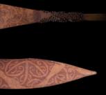 Maori paddles collected on Captain Cook's first voyage