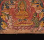 Folio 13 verso, a representation of the goddess Prajñāpāramitā