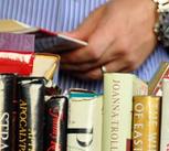 browsing for books at The Strand