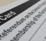 Poll Card EU referendum