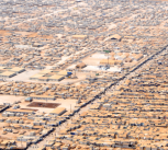 Zaatari camp for Syrian refugees in Jordan