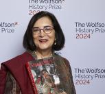 Joya Chatterji at the award ceremony for the Wolfson History Prize 2024