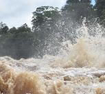 The Khone waterfall, Mekong River