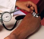 Blood pressure measurement - close-up