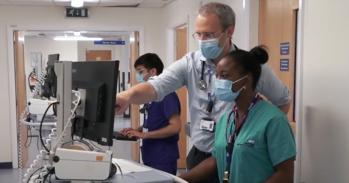 Medical staff at Addenbrookes hospital