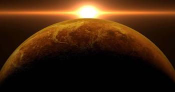 Sunrise over Venus