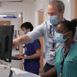 Medical staff at Addenbrookes hospital