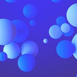 Blue bubbles