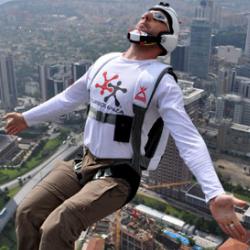 BASE Jumping from Sapphire Tower, Istanbul