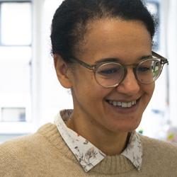 Dr Nicola Patron in her lab