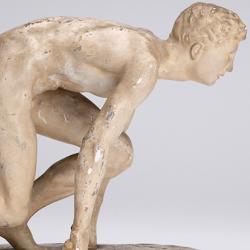 Robert Tait McKenzie, Plaster cast of Sprinter (1902) © The Fitzwilliam Museum, Cambridge