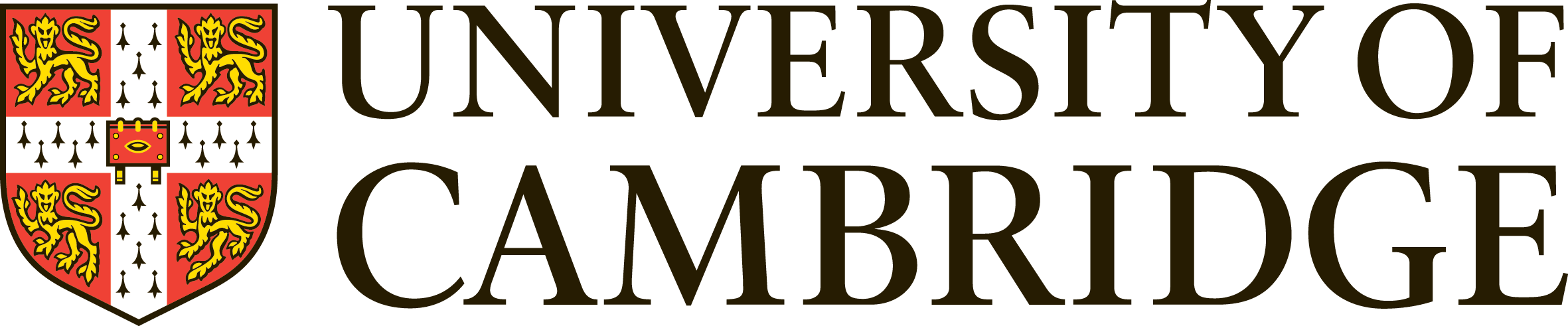 The University of Cambridge primary logo, displaying the University name and coat of arms.