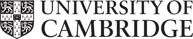 University of Cambridge black logo.