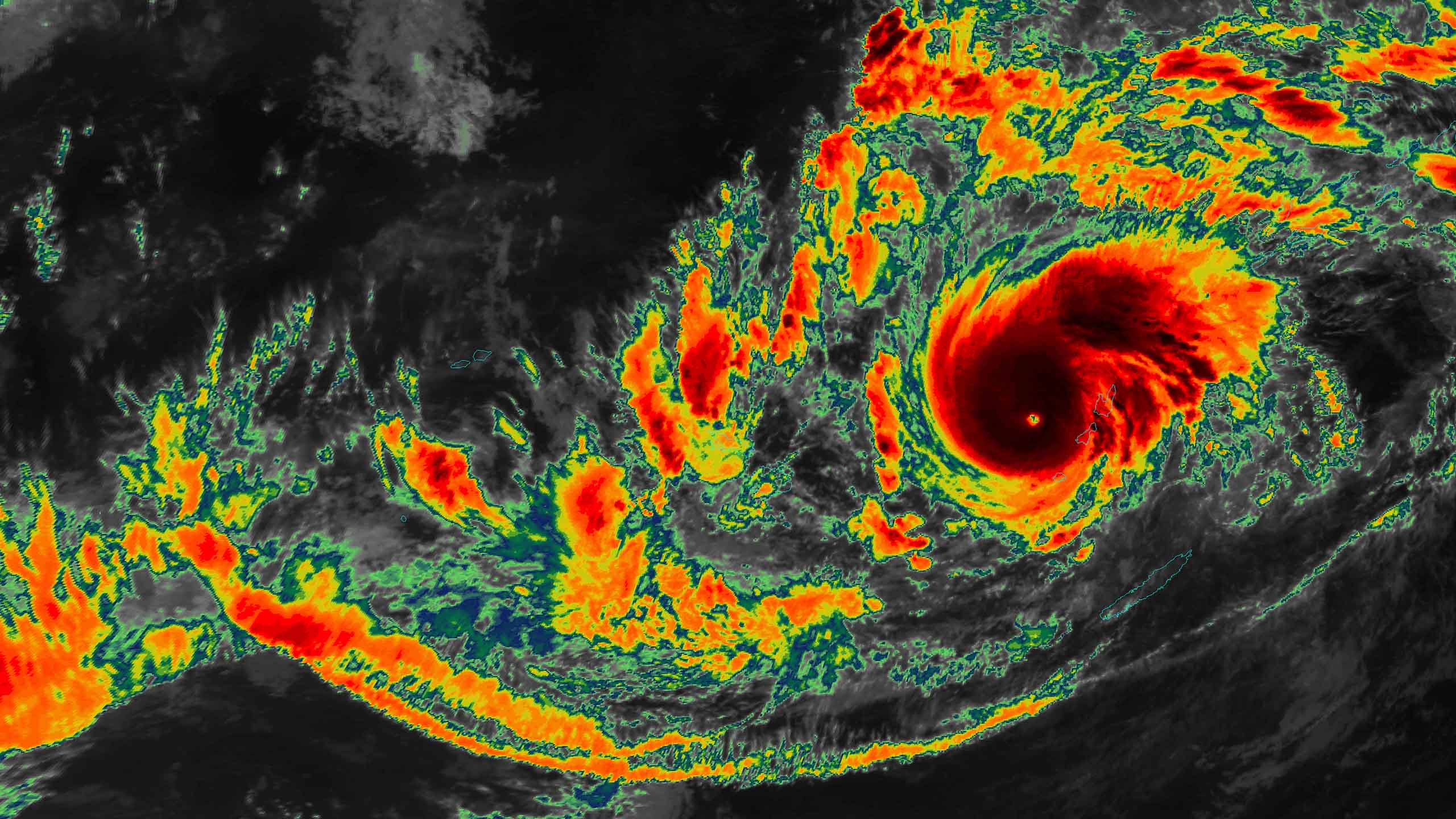 Infrared satellite images