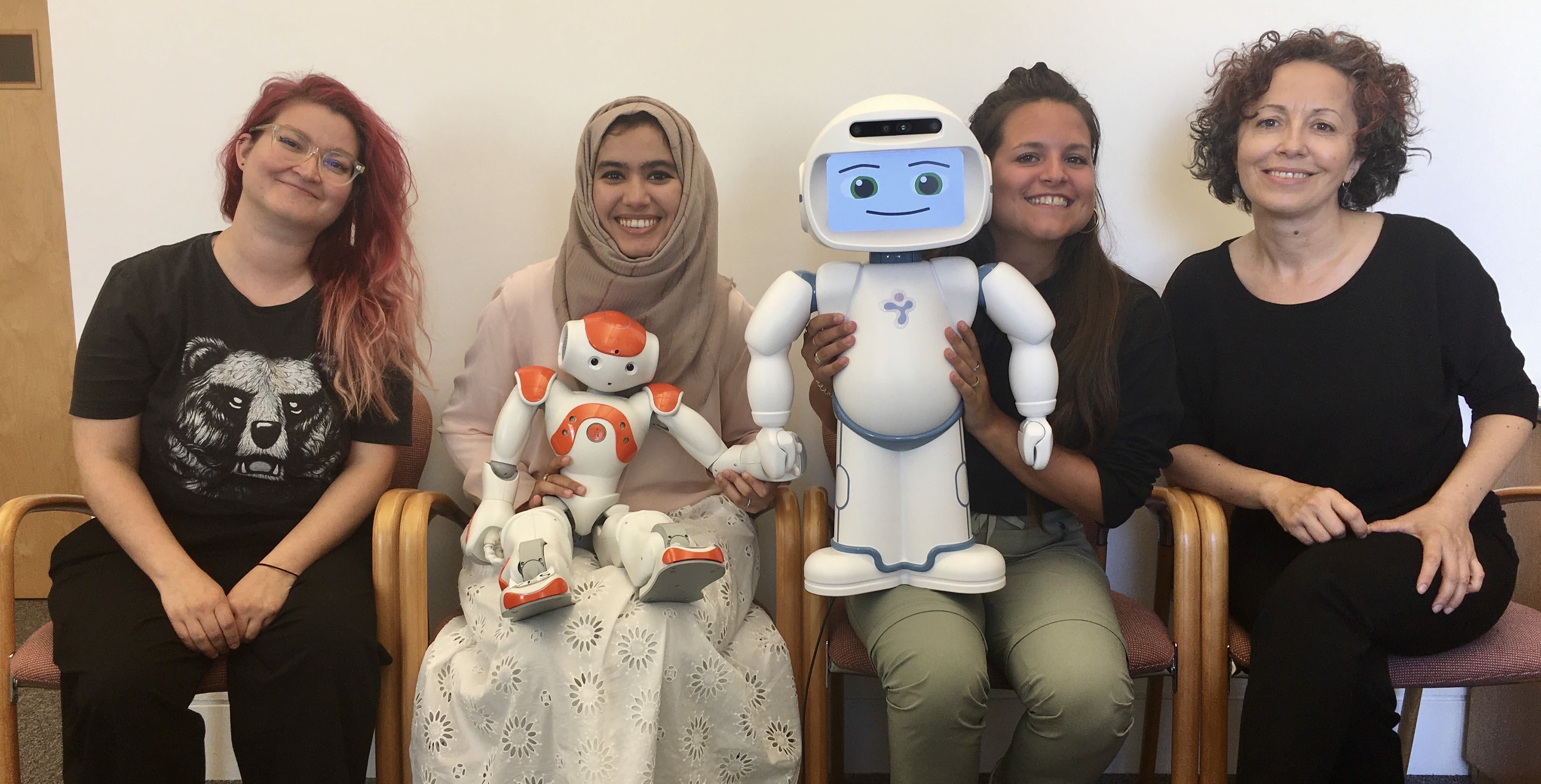 This happy robot helps kids with autism