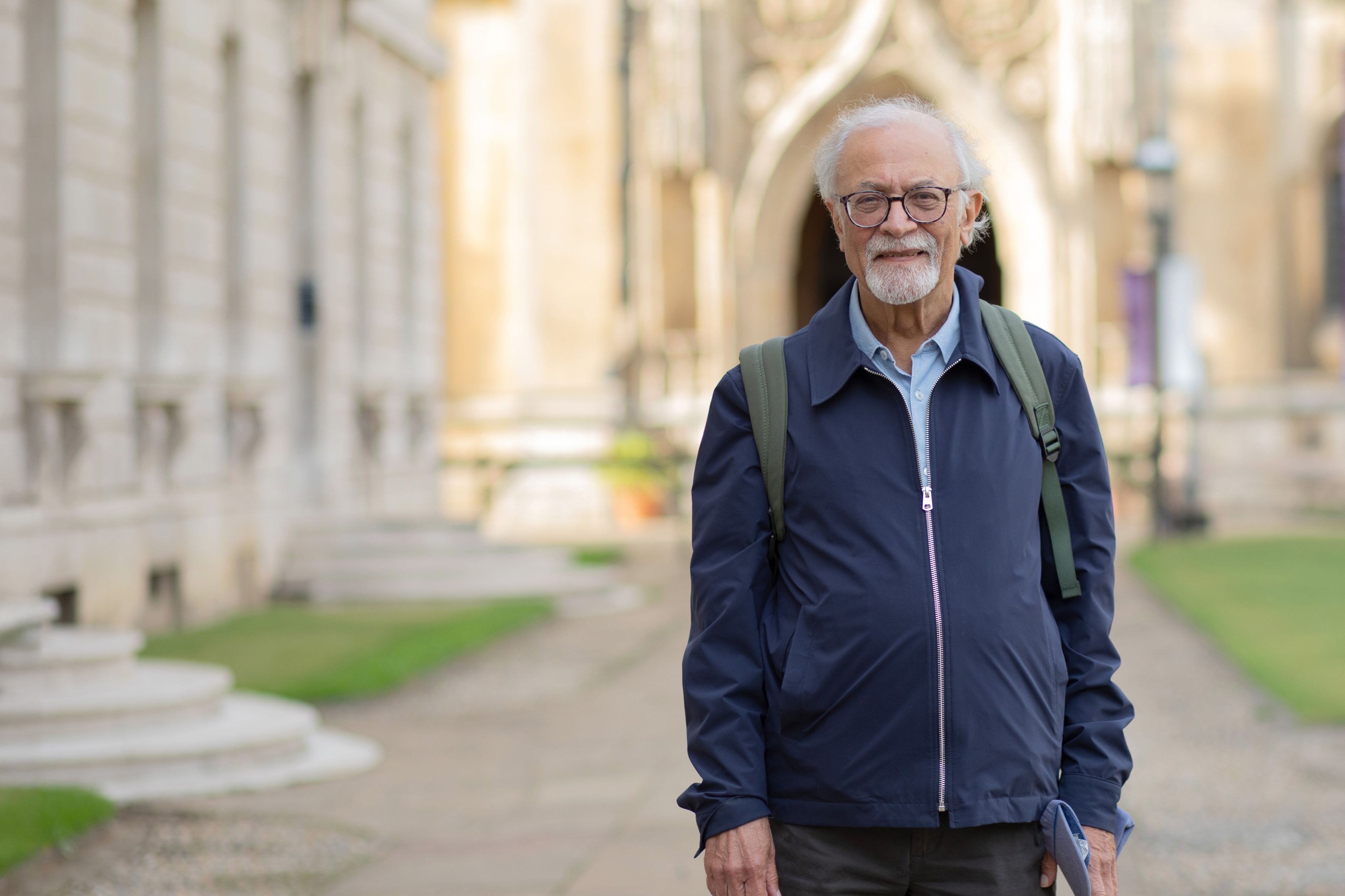 Azim Surani at King's College Cambridge, where he is Emeritus Fellow.