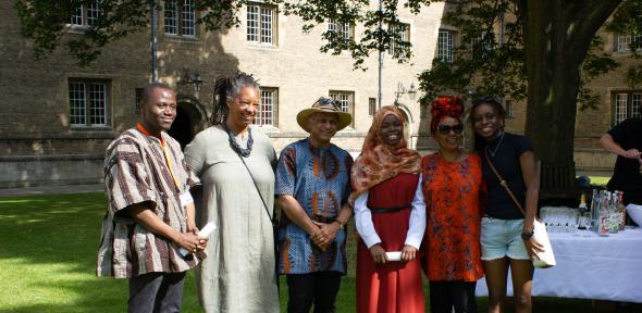 Photo of Judges and winners at Jesus College 