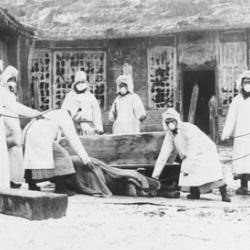 Encoffining body, Changchun, 1911