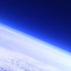 Image taken in stratosphere using Android phone, from previous CUSF project ‘Squirrel 3’ which used smartphone to pilot high-altitude balloon 
